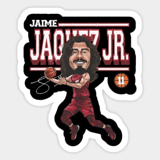 Jaime Jaquez Jr. Miami Cartoon Sticker